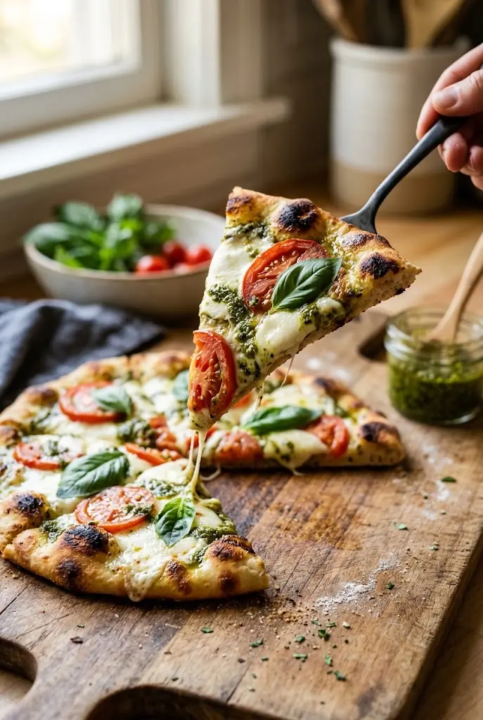 11 Easy Caprese Naan Pizza with Pesto for a Quick Dinner